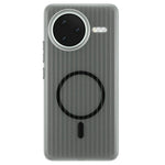 For Xiaomi Redmi K80 5G / Poco F7 Pro 5G Magnetic Case Corrugated Texture Hard PC Phone Cover