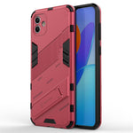 Til Samsung Galaxy A04 4G (164,4 x 76,3 x 9,1 mm) hårdt PC + blødt TPU cover med støttefod og ridsefast telefoncover