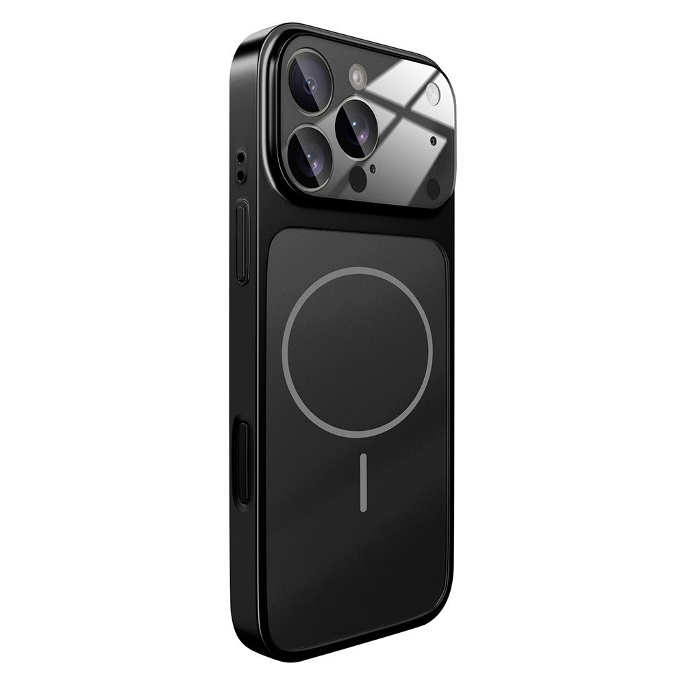 For iPhone 16 Pro Max Magnetic Case Transfer to 17 Pro Max PC Phone Cover with AG Corning Glass Lens Film