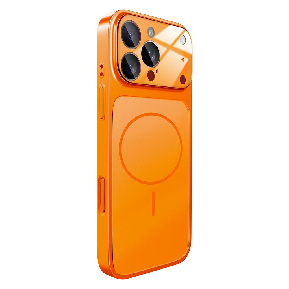 For iPhone 16 Pro Max Magnetic Case Transfer to 17 Pro Max PC Phone Cover with AG Corning Glass Lens Film