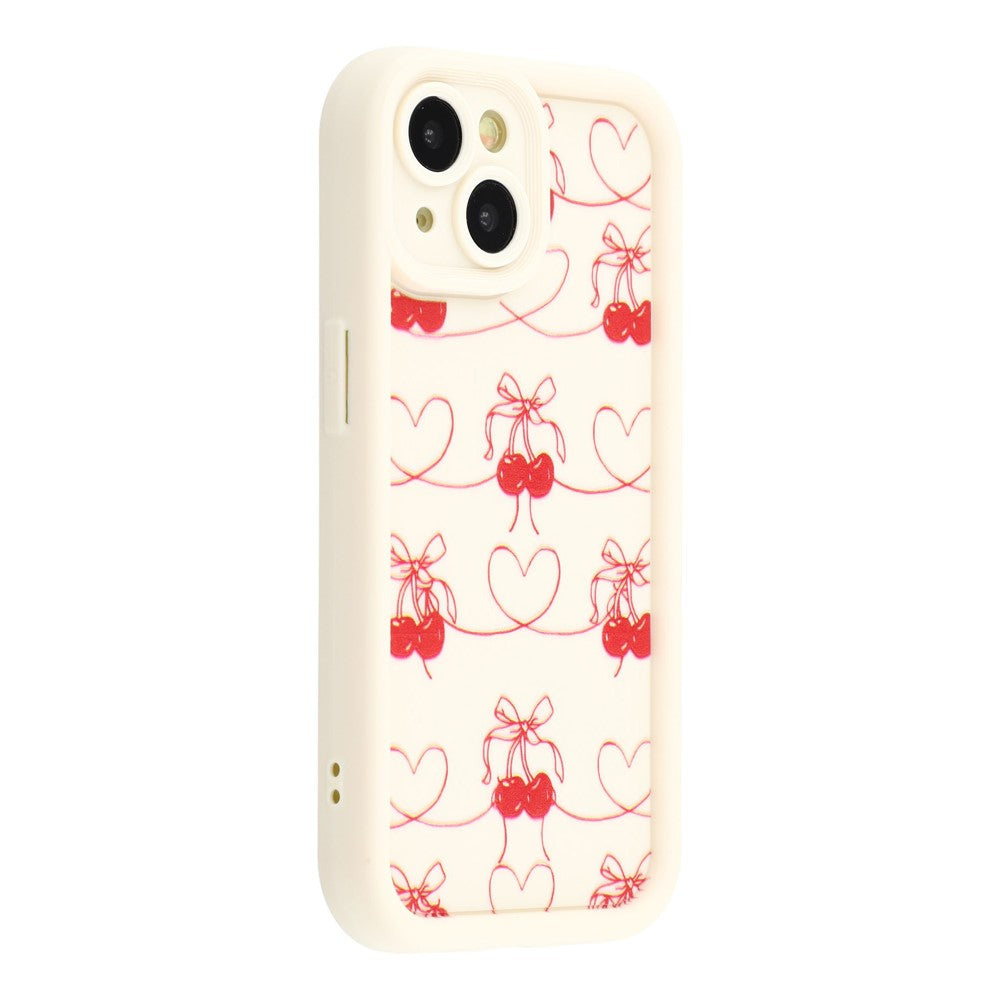 For iPhone 15 Case Aesthetic Pattern Print TPU Shockproof Phone Cover