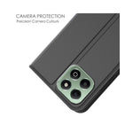 Etui til Honor 400 Smart 5G / 400 Smart 4G / X7d 4G / Play10T 5G PU lædertelefoncover med kortholderstativ