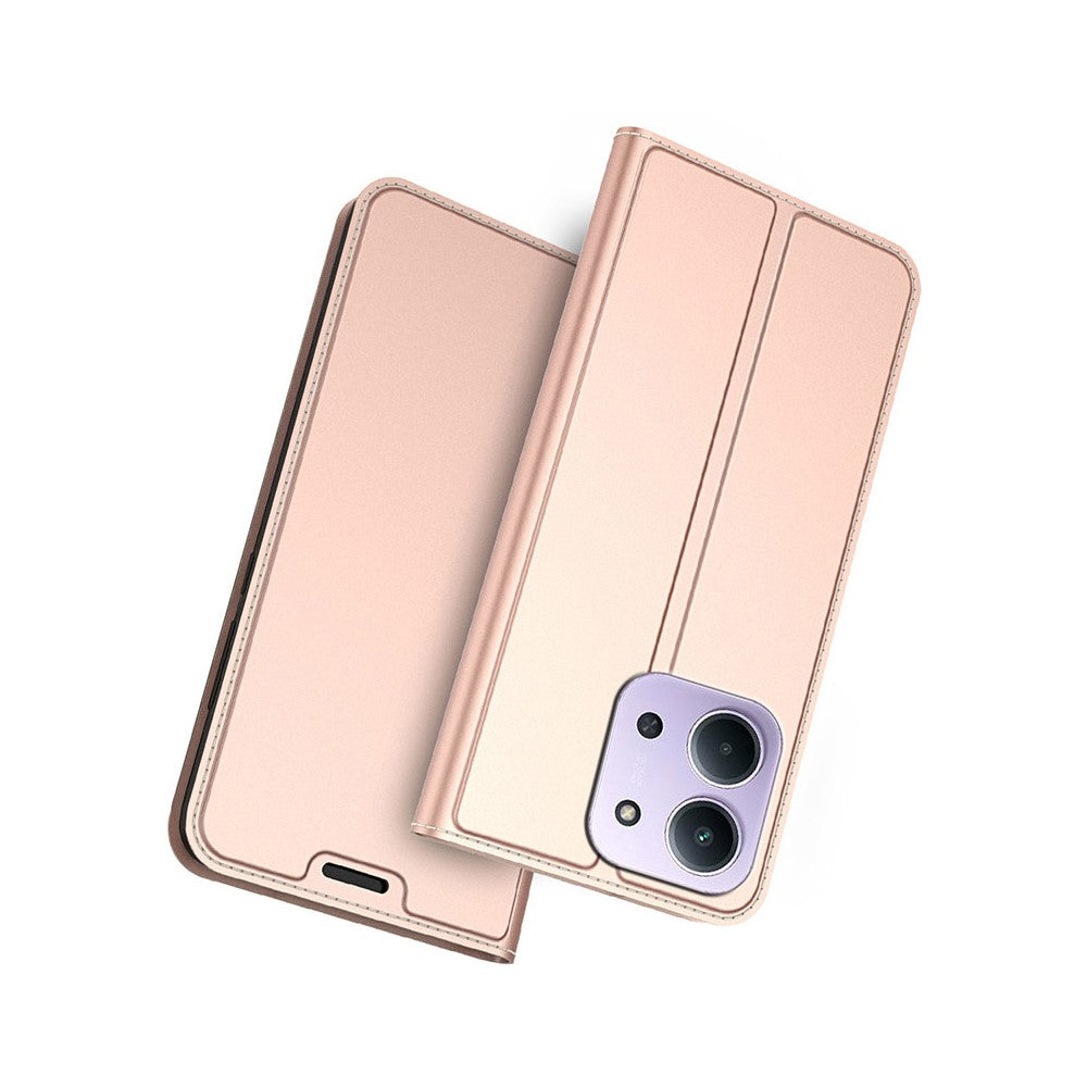 For Xiaomi Redmi 15C 4G (Global) (171mm) / Poco C85 4G (171mm) Case PU Leather Phone Cover with Card Holder Stand