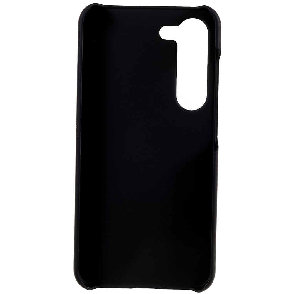 For Samsung Galaxy S23+ Hard Plastic Rubberized Glossy Phone Back Case Anti-fall Cellphone Cover