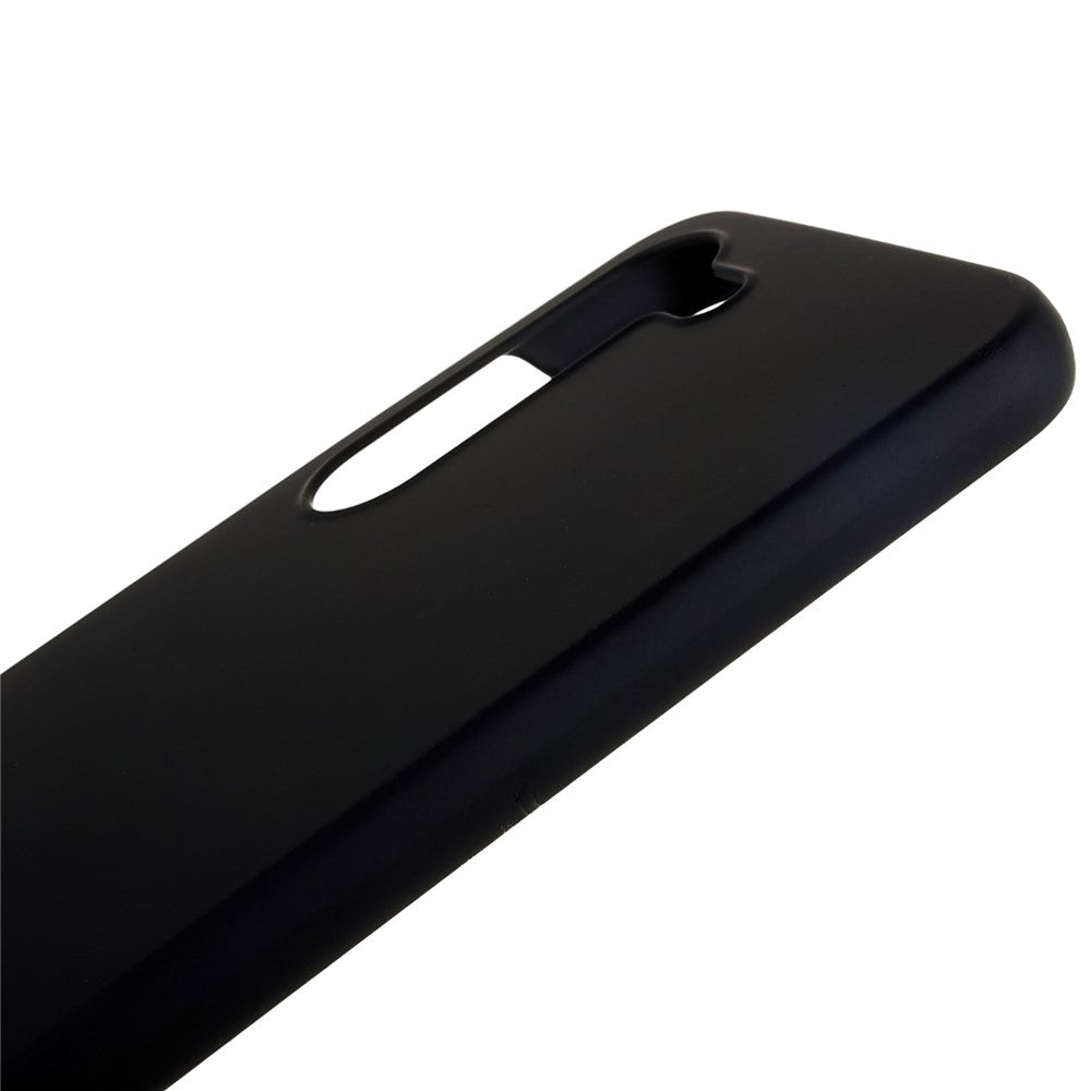 For Samsung Galaxy S23+ Hard Plastic Rubberized Glossy Phone Back Case Anti-fall Cellphone Cover