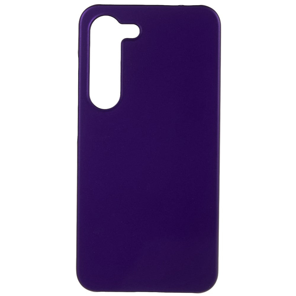 For Samsung Galaxy S23+ Hard Plastic Rubberized Glossy Phone Back Case Anti-fall Cellphone Cover