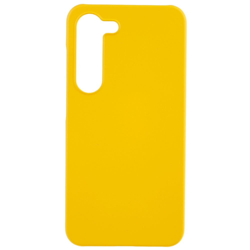 For Samsung Galaxy S23+ Hard Plastic Rubberized Glossy Phone Back Case Anti-fall Cellphone Cover