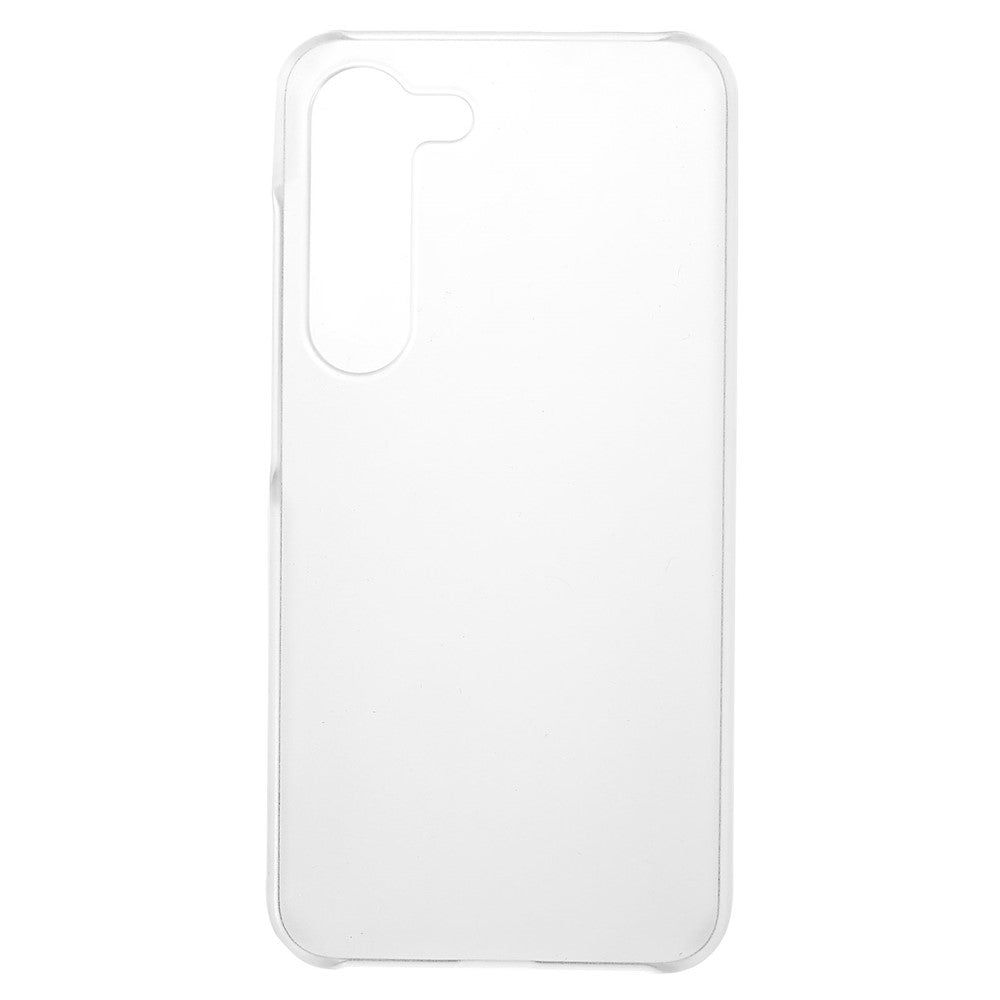 For Samsung Galaxy S23+ Hard Plastic Rubberized Glossy Phone Back Case Anti-fall Cellphone Cover