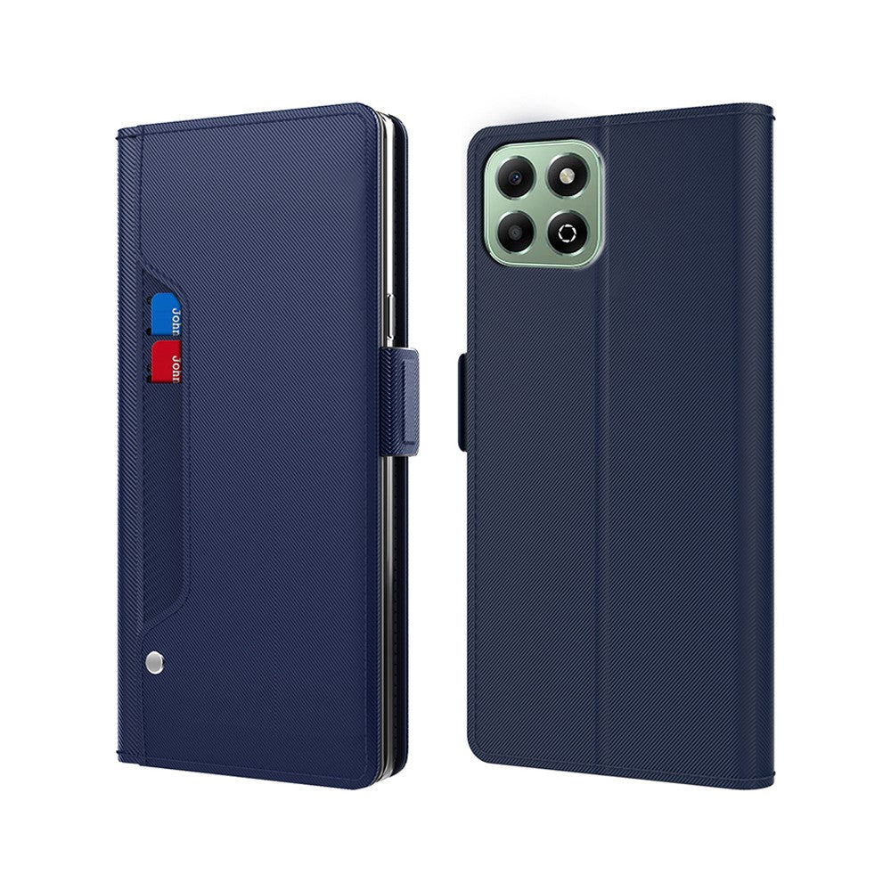 Phone Case For Honor 400 Smart 5G / Play10T 5G / X7d 4G Stand PU Leather Cover Card Holder Mirror
