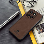 ANNYOJO Case for Honor 400 Smart 5G / 400 Smart 4G / X7d 4G PU Leather + PC + TPU Anti Drop Phone Back Cover
