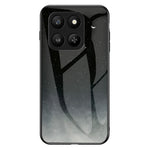For Honor 400 Smart 5G / X7d 4G cover Stjernehimmel Mønster Hærdet Glas Telefoncover