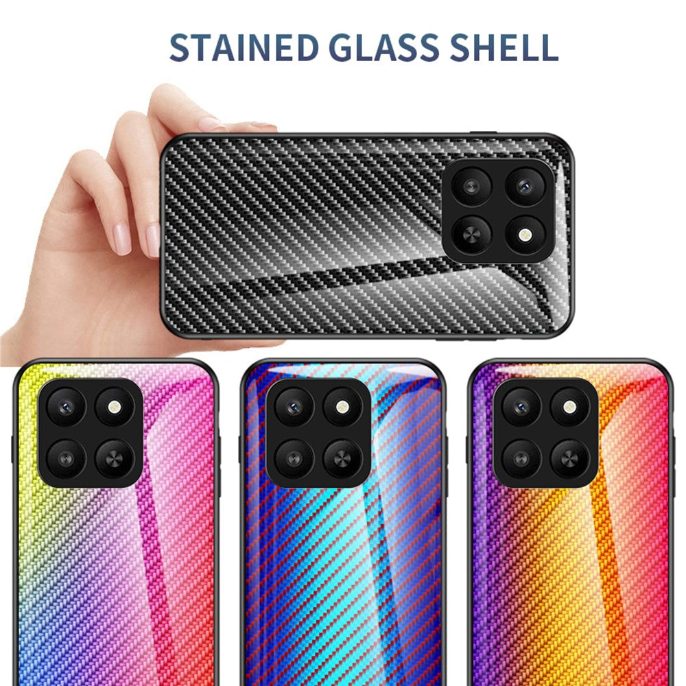 For Honor 400 Smart 5G / 4G / X7d 4G Case Tempered Glass Shockproof Phone Cover