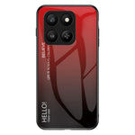 For Honor 400 Smart 5G / 4G / X7d 4G Case Anti-Scratch Tempered Glass + PC + TPU Phone Cover