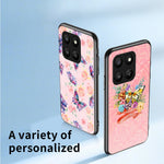 For Honor 400 Smart 5G / X7d 4G Case Butterfly Pattern TPU + Tempered Glass Protective Phone Cover