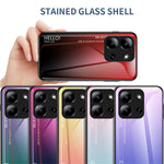 Phone Case For Xiaomi Redmi 15C 5G (EU) (173mm)  /  4G (EU) (173mm)  /  Poco C85 4G (173mm) Anti-Scratch Tempered Glass + PC + TPU Cover
