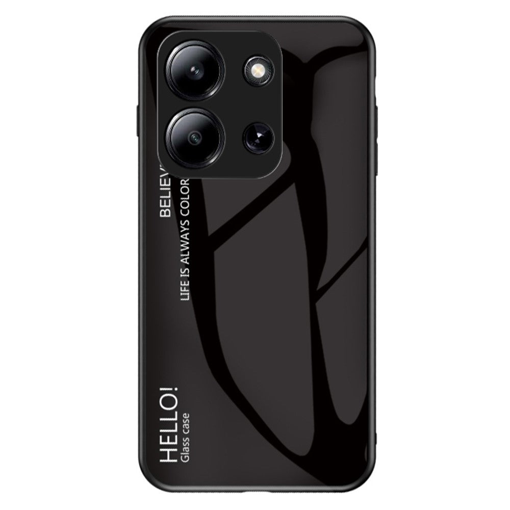 Phone Case For Xiaomi Redmi 15C 5G (EU) (173mm)  /  4G (EU) (173mm)  /  Poco C85 4G (173mm) Anti-Scratch Tempered Glass + PC + TPU Cover