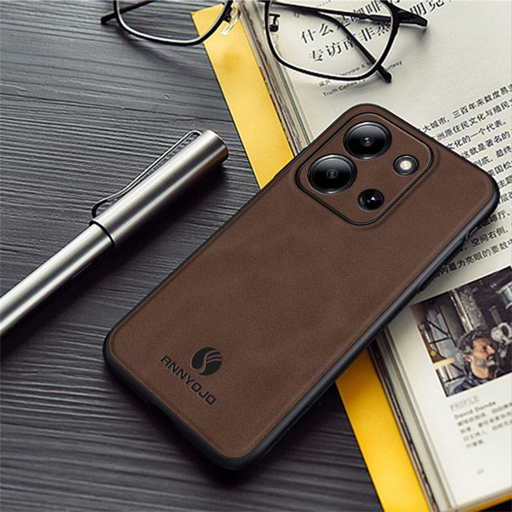 ANNYOJO For Xiaomi Redmi 15C 4G (Global) (171mm)  /  Poco C85 4G (171mm) Case PU Leather + PC + TPU Anti Drop Phone Back Cover