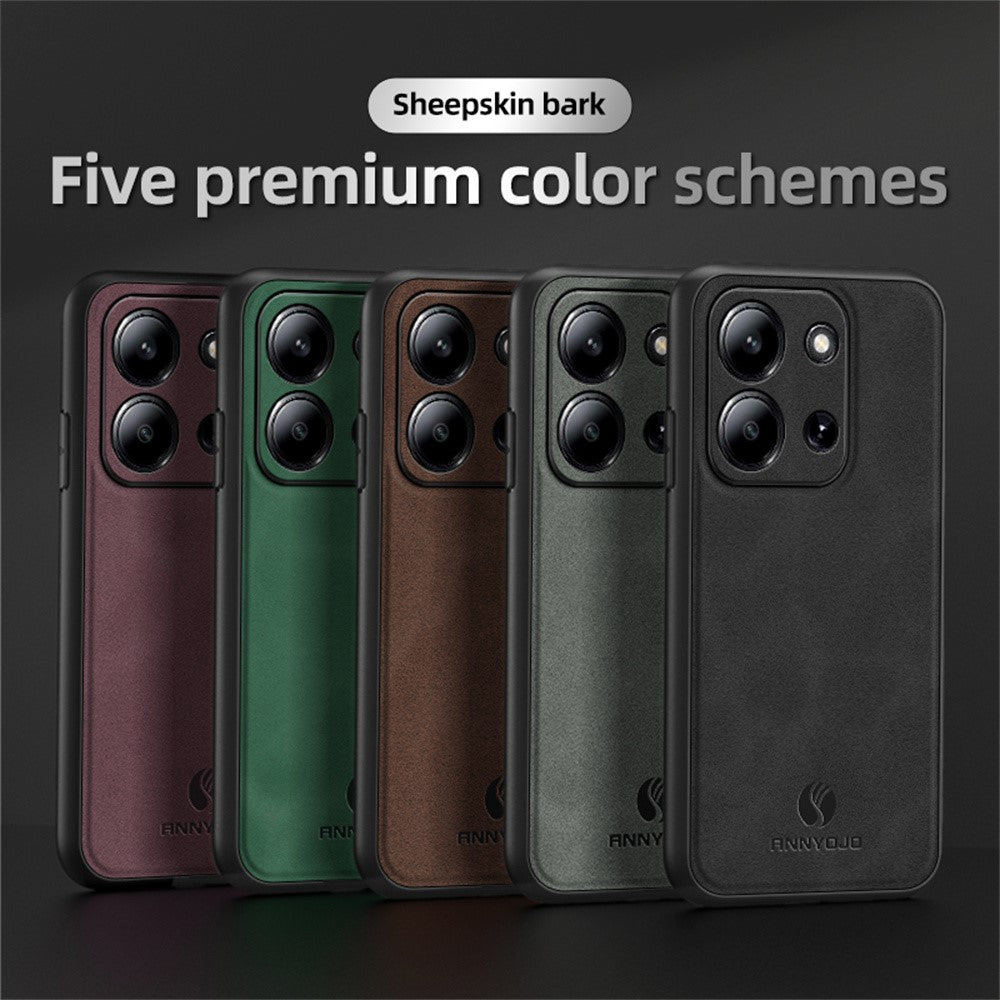 ANNYOJO For Xiaomi Redmi 15C 4G (Global) (171mm)  /  Poco C85 4G (171mm) Case PU Leather + PC + TPU Anti Drop Phone Back Cover