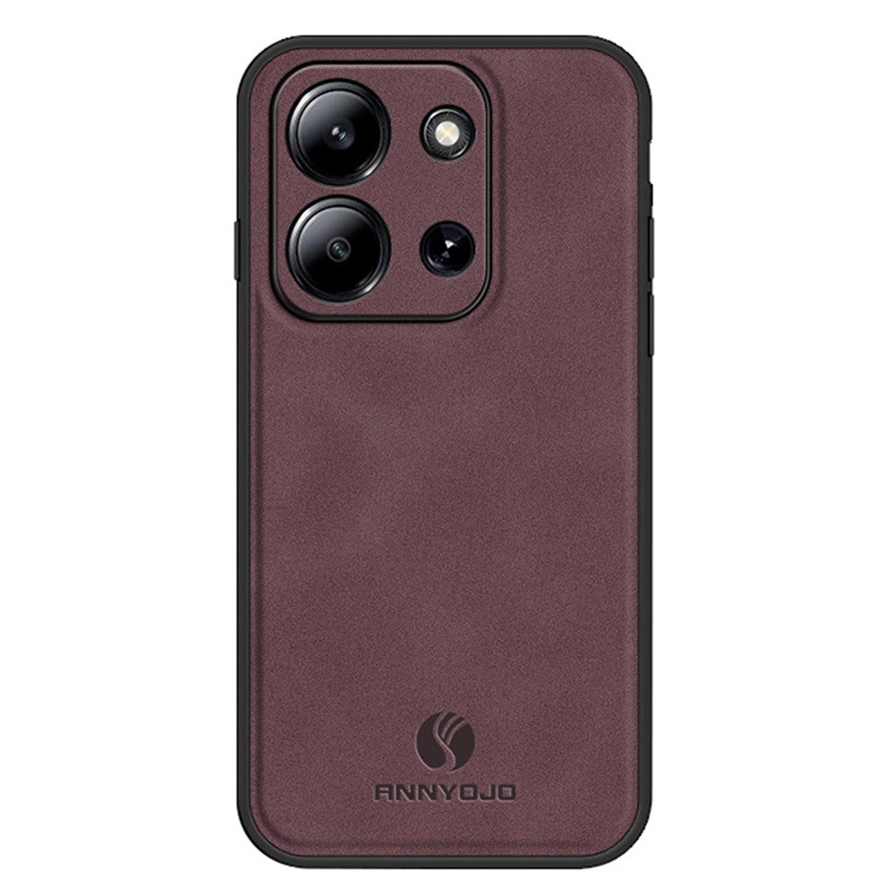 ANNYOJO For Xiaomi Redmi 15C 4G (Global) (171mm)  /  Poco C85 4G (171mm) Case PU Leather + PC + TPU Anti Drop Phone Back Cover