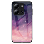 For Xiaomi Redmi 15C 4G (Global) (171mm)  /  Poco C85 4G (171mm) Case Starry Sky Pattern Tempered Glass Phone Cover