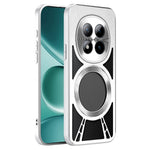Xiaomi Poco M8 Pro 5G / Redmi Note 15 Pro+ 5G (Global), magnetisk etui med huldesign og varmeafledning i silikone + PC + metalbeskyttelsesramme