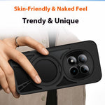For Xiaomi Poco M8 Pro 5G / Redmi Note 15 Pro+ 5G (Global) Case Magnetic Kickstand Hollow Heat Dissipation Silicone + PC + Metal Bumper Phone Cover