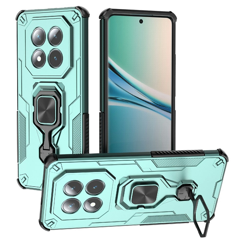 For Xiaomi Poco M8 5G / Redmi Note 15 5G (Global) Case Rotatable Ring Kickstand PC + TPU Shockproof Phone Cover