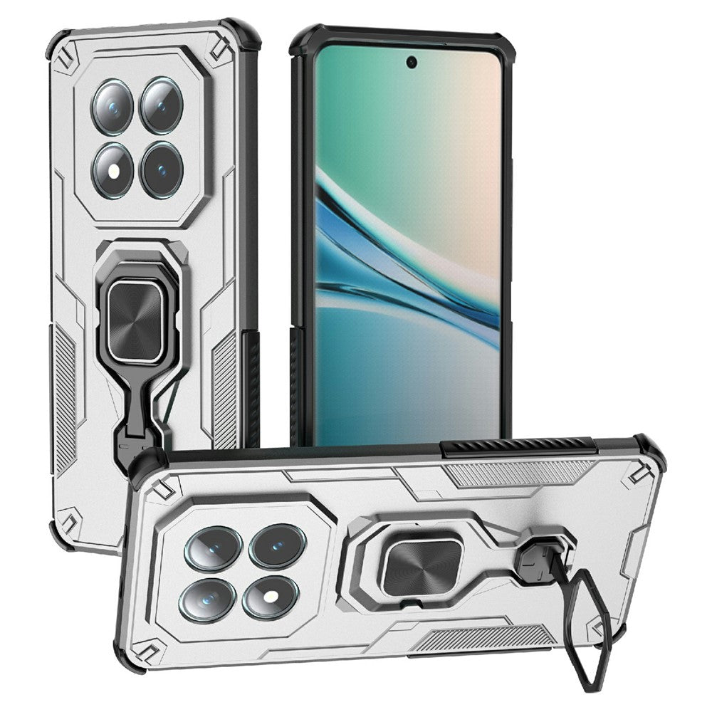 Xiaomi Poco M8 5G / Redmi Note 15 5G (Global) Skal Roterbar Ring Stöd PC + TPU Stötsäkert mobilskal