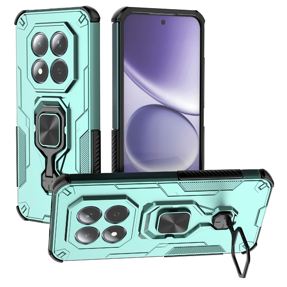 For Xiaomi Redmi Note 15 Pro 5G (Global) Case Rotatable Ring Kickstand PC + TPU Shockproof Phone Cover
