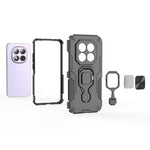 For Xiaomi Redmi Note 15 Pro 5G (Global) Case Rotatable Ring Kickstand PC + TPU Shockproof Phone Cover