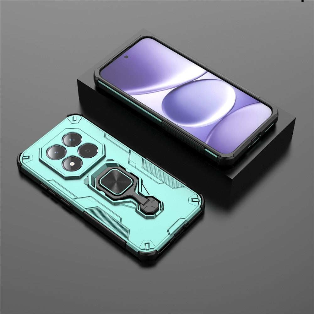 For Xiaomi Redmi Note 15 Pro 5G (Global) Case Rotatable Ring Kickstand PC + TPU Shockproof Phone Cover