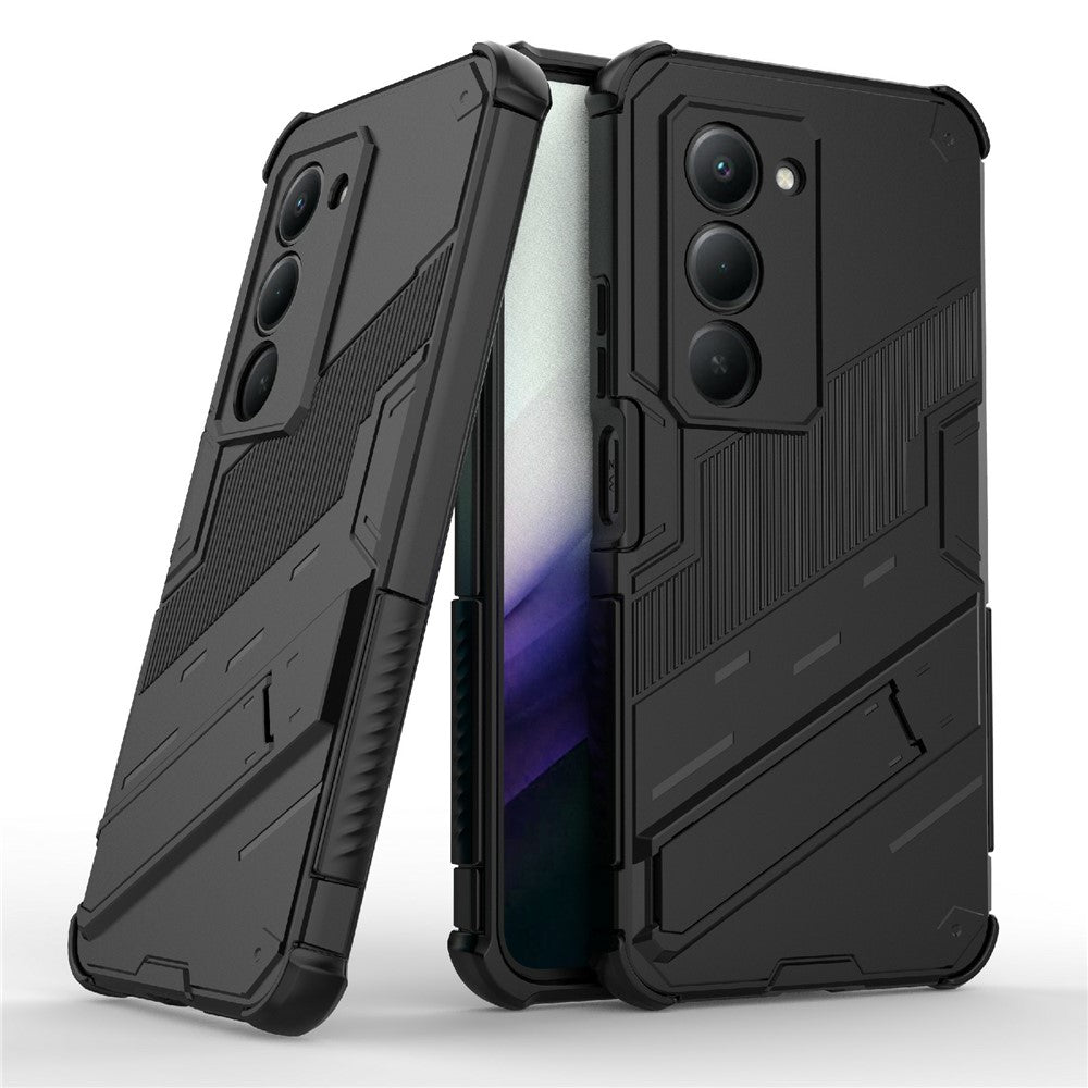 For Xiaomi Redmi 15 4G (EU) (171mm) Case PC + TPU Shockproof Phone Cover with Kickstand