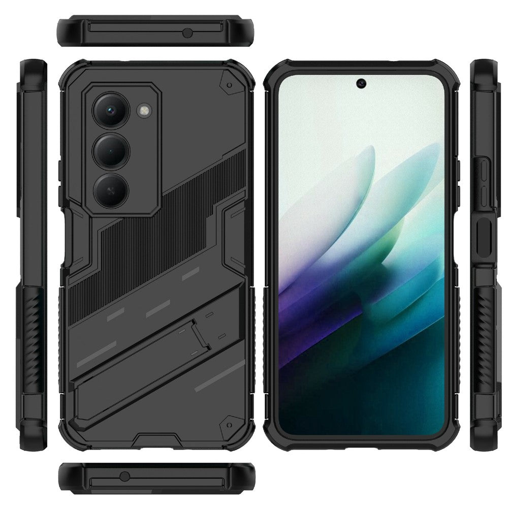For Xiaomi Redmi 15 4G (EU) (171mm) Case PC + TPU Shockproof Phone Cover with Kickstand