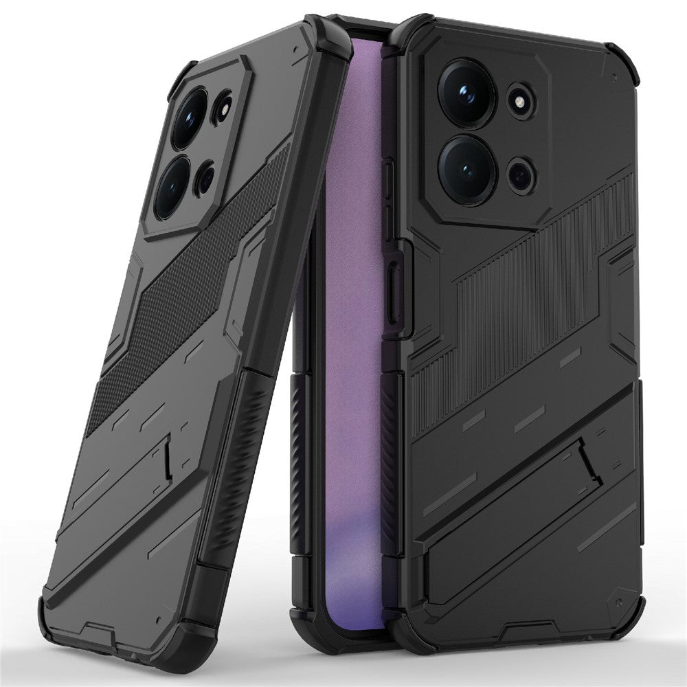 For Xiaomi Redmi 15C 4G (Global) (171mm) / Poco C85 4G (171mm) Case PC + TPU Shockproof Phone Cover with Kickstand