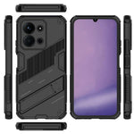 For Xiaomi Redmi 15C 4G (Global) (171mm) / Poco C85 4G (171mm) Case PC + TPU Shockproof Phone Cover with Kickstand