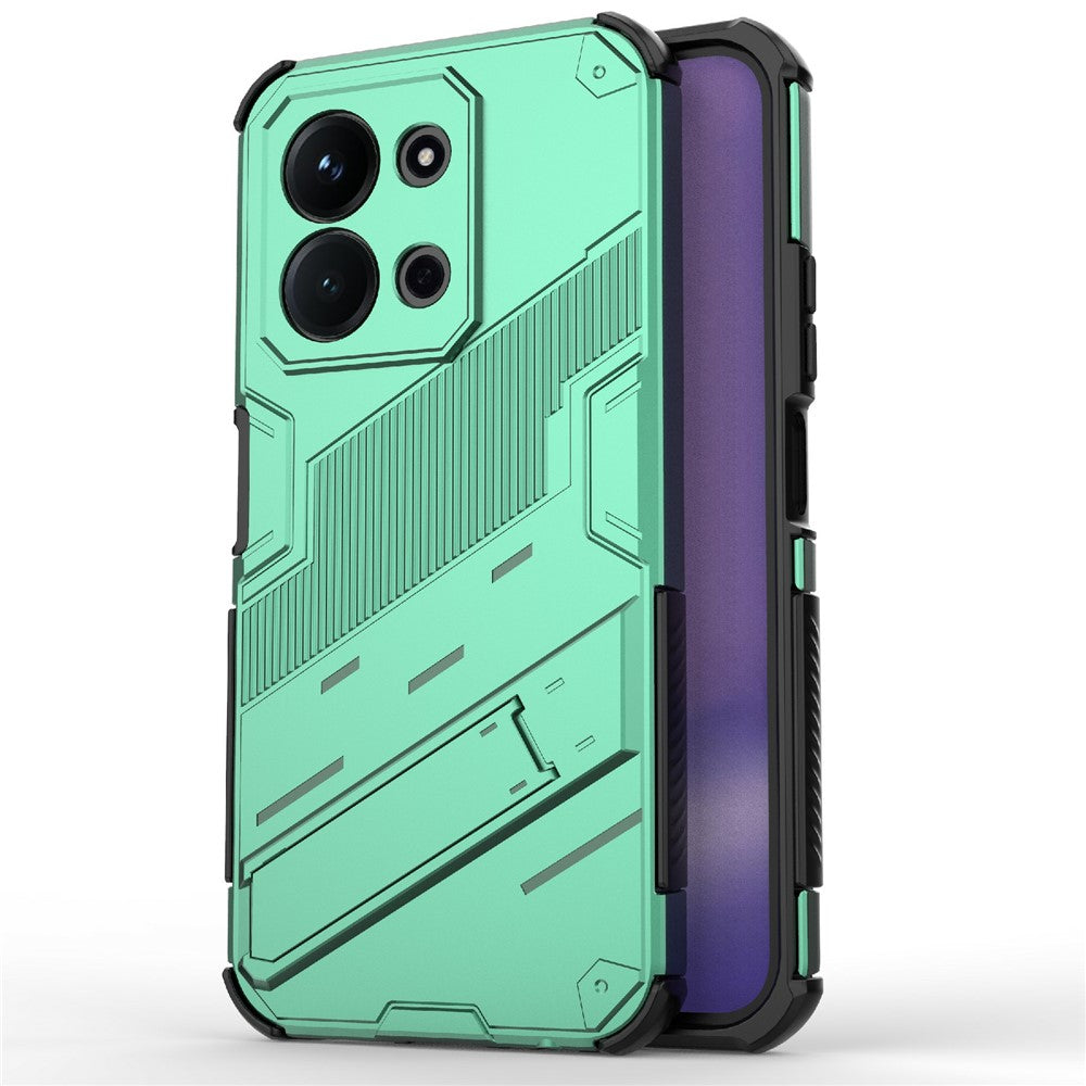 For Xiaomi Redmi 15C 4G (Global) (171mm) / Poco C85 4G (171mm) Case PC + TPU Shockproof Phone Cover with Kickstand