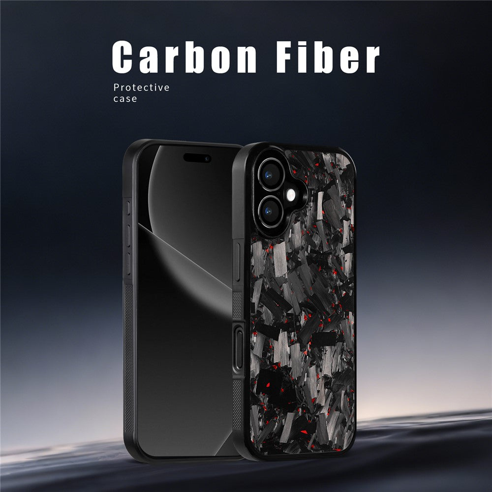 Til iPhone 17 Magnetisk Cover Stort Struktur Aramidfiber + TPU Telefoncover