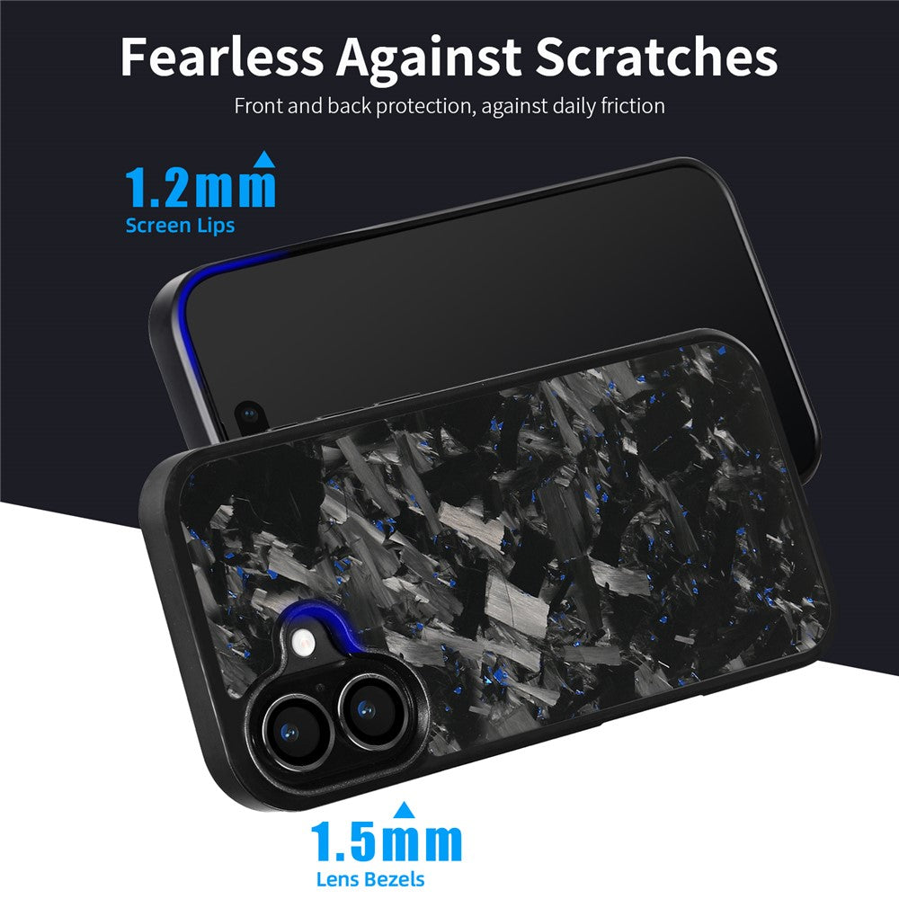 Til iPhone 17 Magnetisk Cover Stort Struktur Aramidfiber + TPU Telefoncover