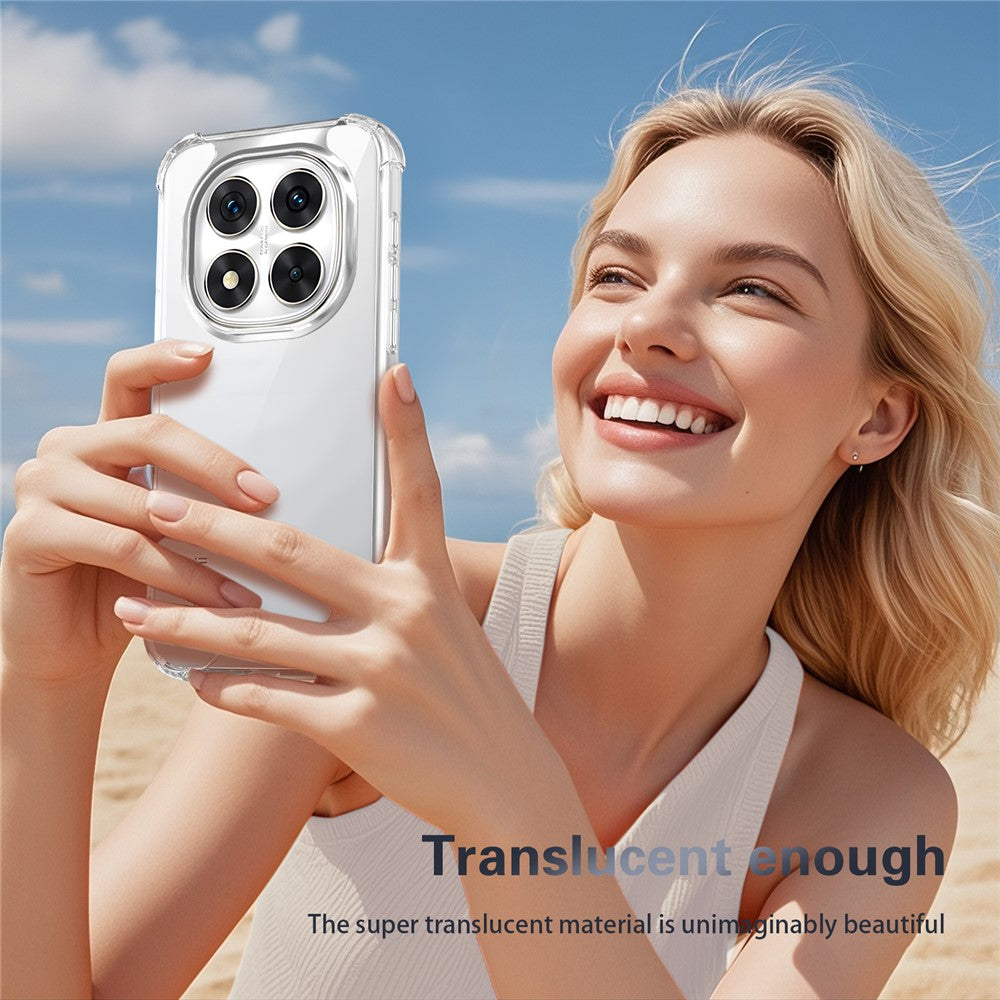 For Xiaomi Poco X7 5G / Redmi Note 14 Pro 5G Case Reinforced Corner 1.5mm PC + TPU Ultra Clear Phone Cover