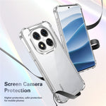 For Xiaomi Poco X7 5G / Redmi Note 14 Pro 5G Case Reinforced Corner 1.5mm PC + TPU Ultra Clear Phone Cover