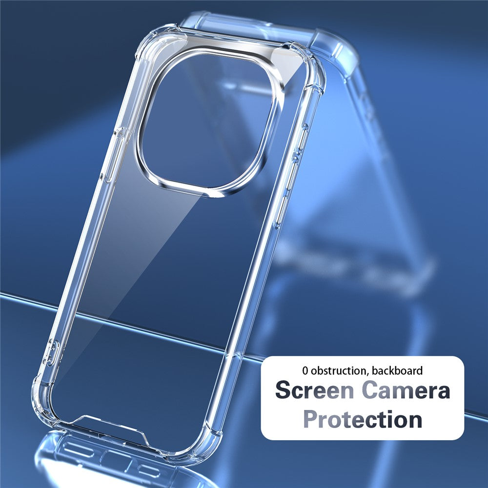 For Xiaomi Poco X7 5G / Redmi Note 14 Pro 5G Case Reinforced Corner 1.5mm PC + TPU Ultra Clear Phone Cover