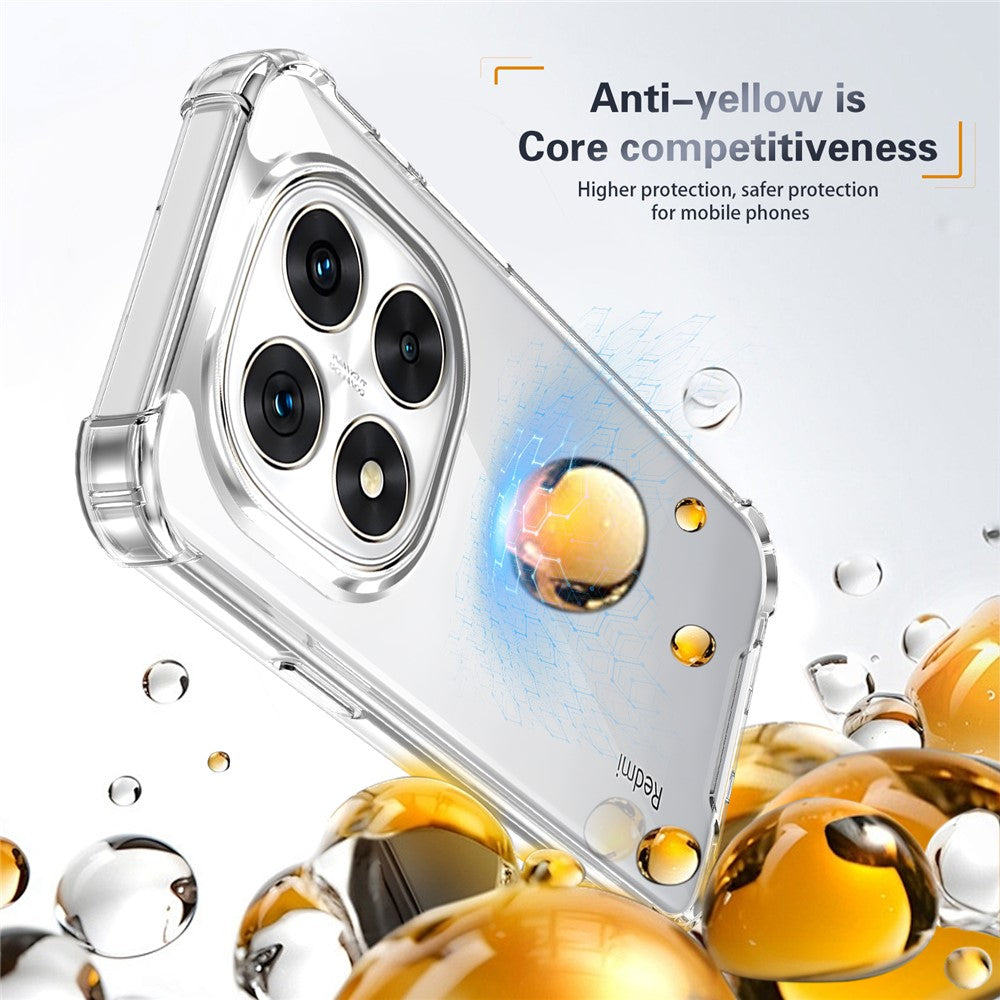 For Xiaomi Poco X7 5G / Redmi Note 14 Pro 5G Case Reinforced Corner 1.5mm PC + TPU Ultra Clear Phone Cover