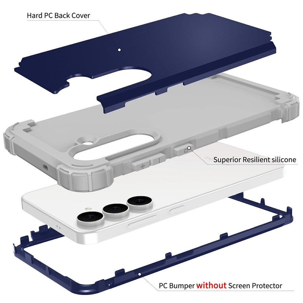 For Samsung Galaxy S25 FE Case Shockproof PC + TPU Phone Back Cover