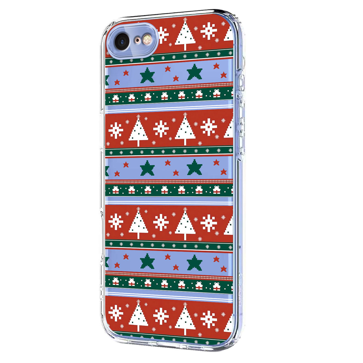 Til iPhone 7 4,7 tommer / iPhone 8 4,7 tommer / iPhone SE (2020) / iPhone SE (2022) Cover med juletema trykket TPU telefonbagside
