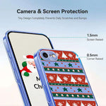 Til iPhone 7 4,7 tommer / iPhone 8 4,7 tommer / iPhone SE (2020) / iPhone SE (2022) Cover med juletema trykket TPU telefonbagside