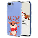 For iPhone 7 Plus 5.5 inch / iPhone 8 Plus 5.5 inch Case Christmas Themed Pattern Printing TPU Phone Back Cover
