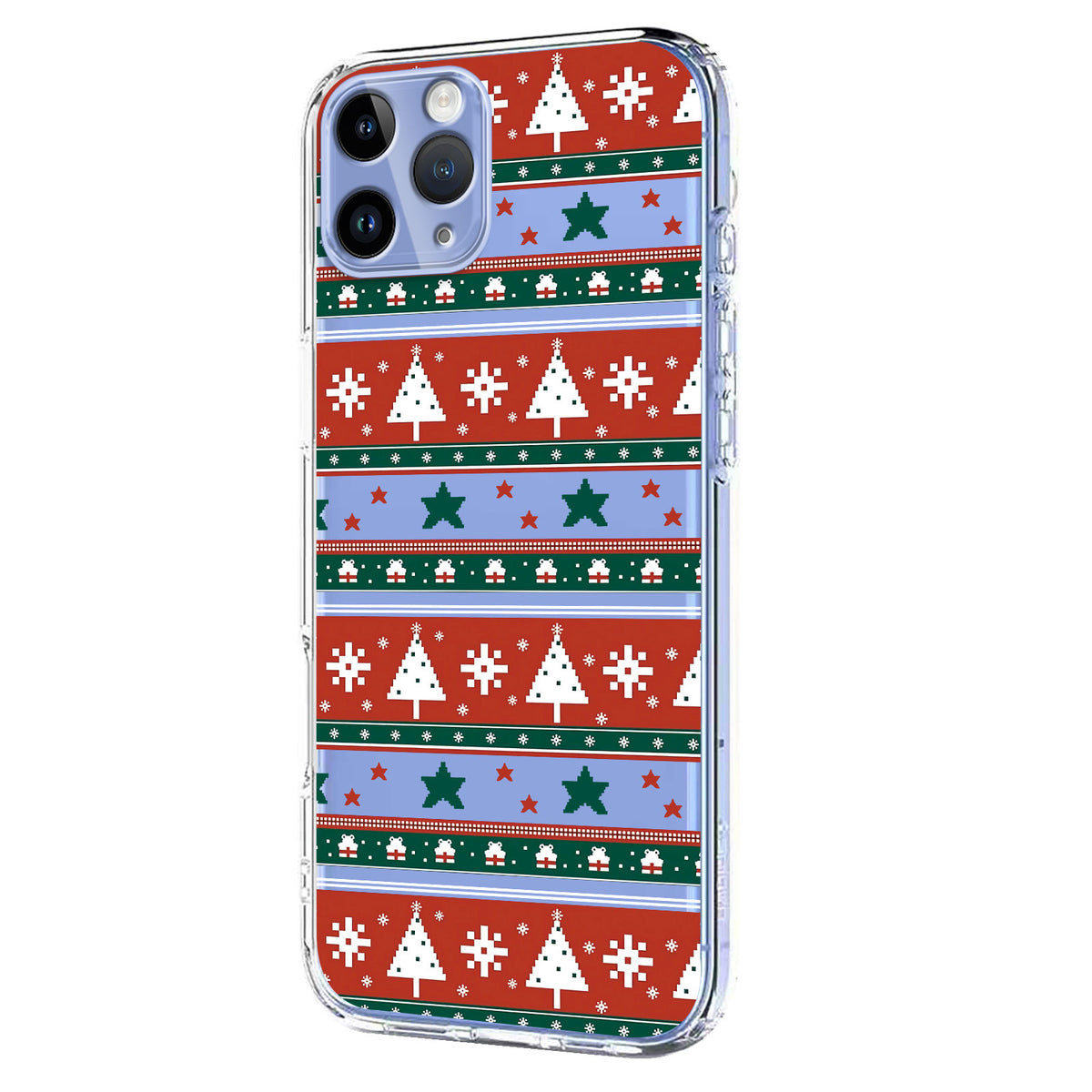 iPhone 11 Pro Max-skal med jultema och mönstertryck i TPU-fodral