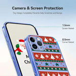 iPhone 11 Pro Max-skal med jultema och mönstertryck i TPU-fodral
