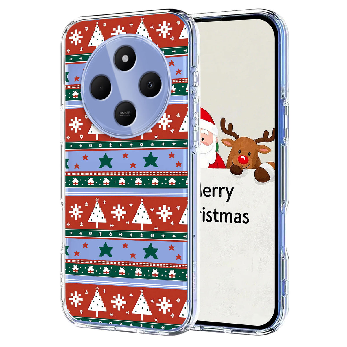 For Xiaomi Redmi 14C 4G / 17C 4G / 14C 5G / 14R 5G / A4 5G / A3 Pro 4G / Poco C75 4G / C75 5G /  M7 5G Case Christmas Themed Pattern Printing TPU Phone Back Cover