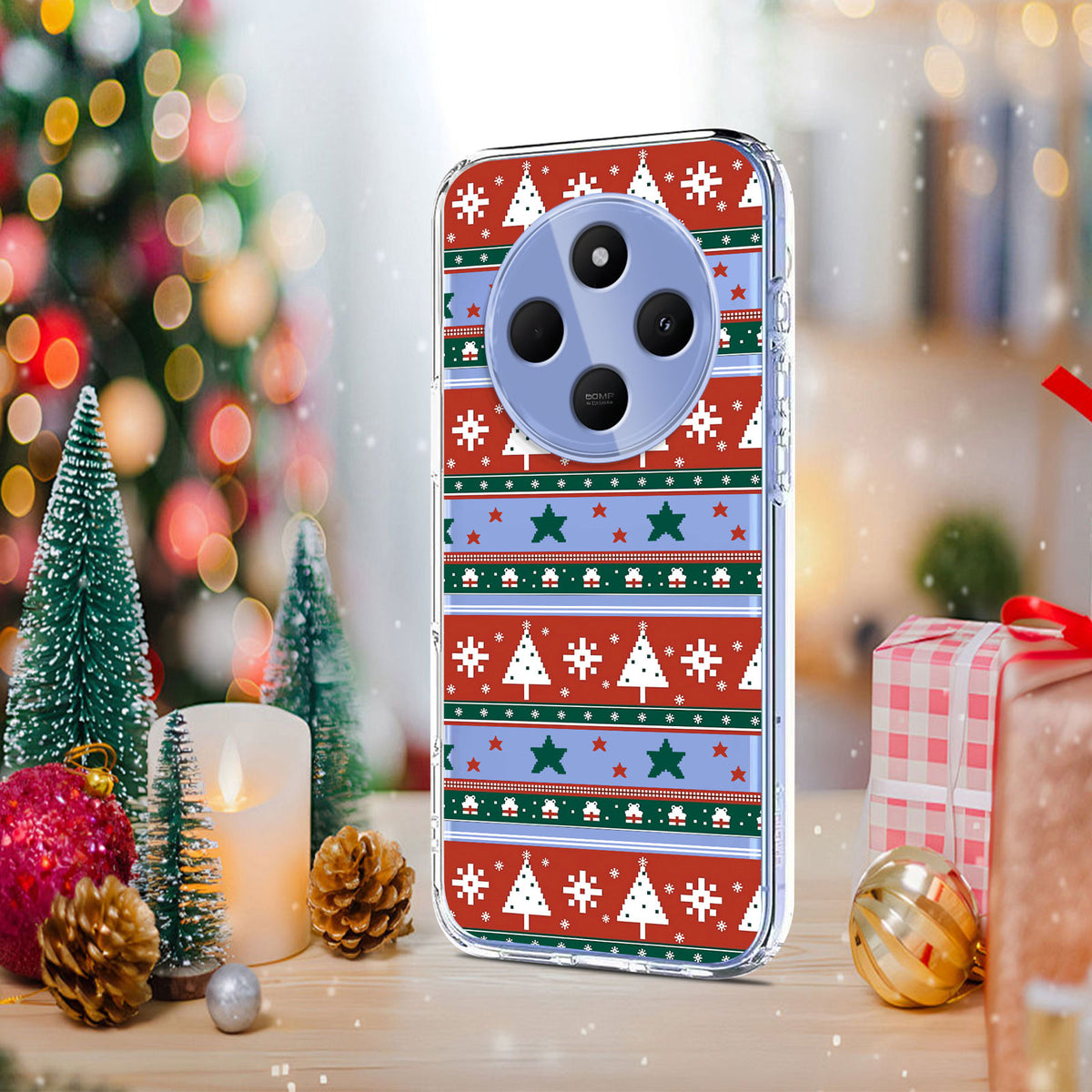 For Xiaomi Redmi 14C 4G / 17C 4G / 14C 5G / 14R 5G / A4 5G / A3 Pro 4G / Poco C75 4G / C75 5G /  M7 5G Case Christmas Themed Pattern Printing TPU Phone Back Cover